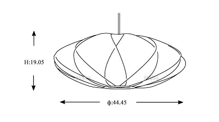 BVH博威灯饰 Bubble Lamp Saucer Crisscross Pendant 小号吊灯